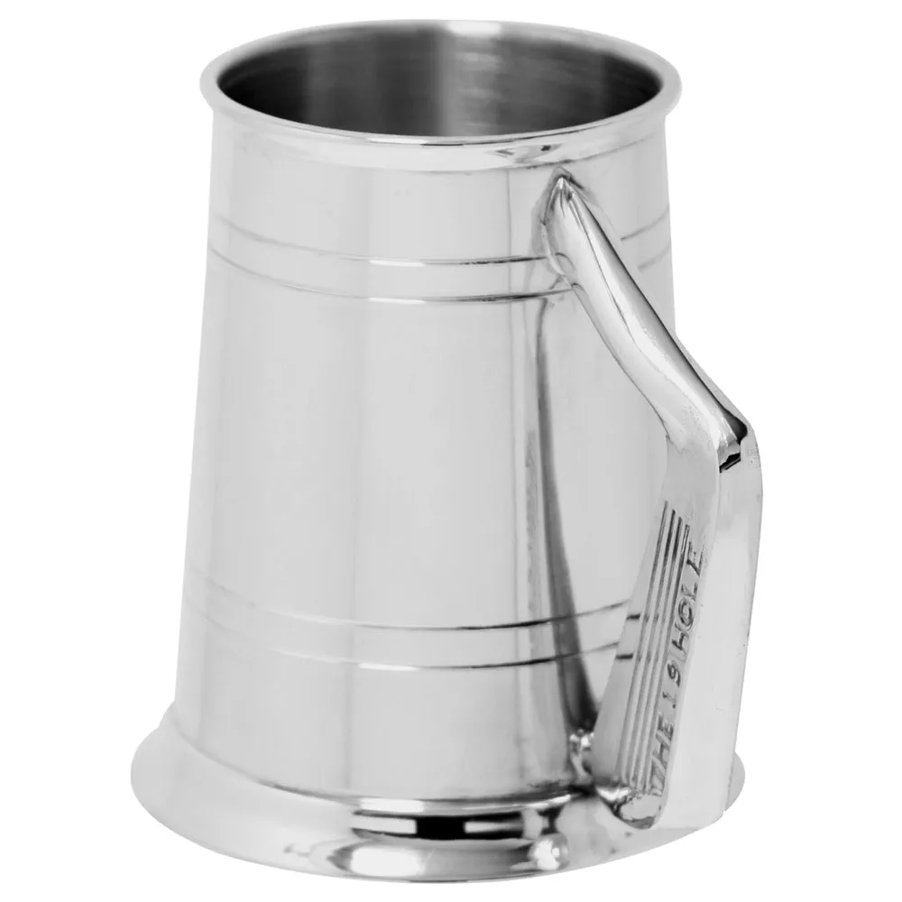 1 Pint* Pewter Beer Mug Tankard With Golf Handle