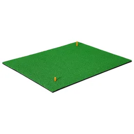 100 x 125cm Portable Golf Mat Practice Training Hitting Putting Chipping Turf Driving Range Aid Tee Pad