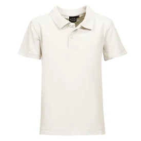 175g Youth Classic Pique Knit Polo (ages) -  Ivory - Alternative stock - While stocks last