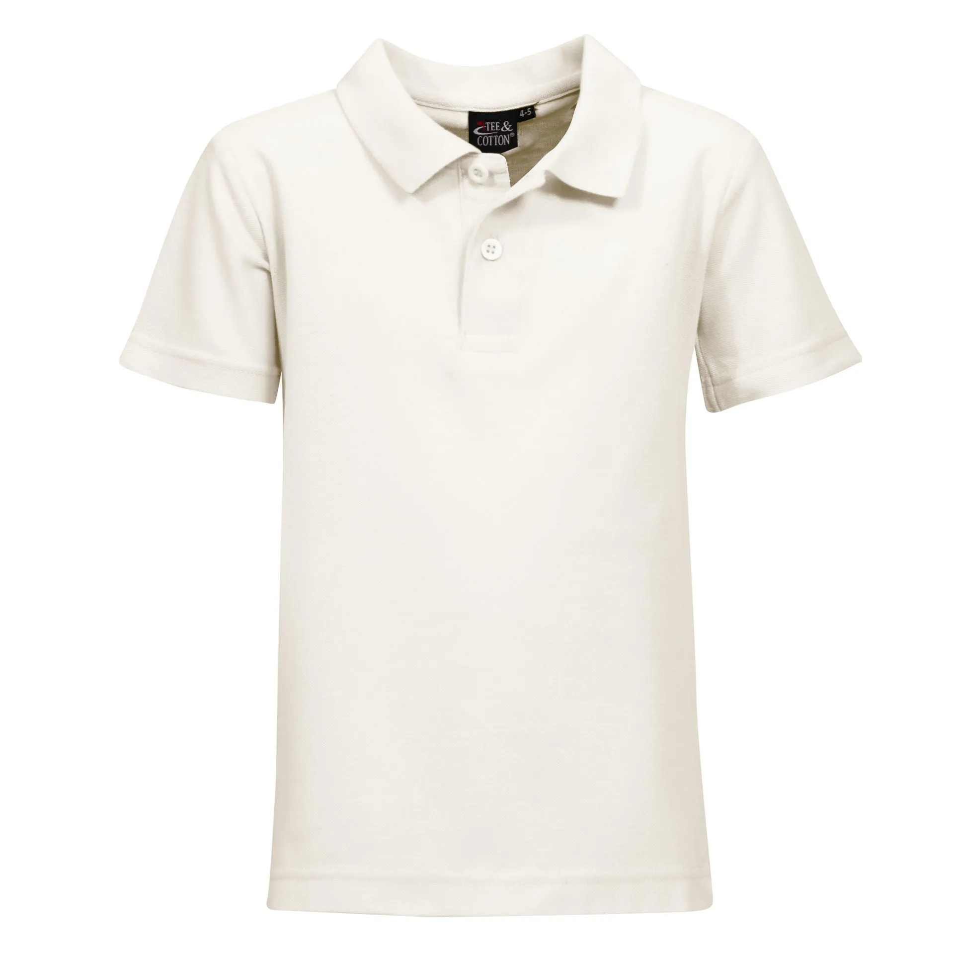 175g Youth Classic Pique Knit Polo (ages) -  Ivory - Alternative stock - While stocks last