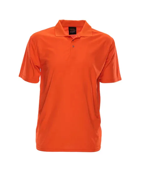 300BOR Hi-Vis Orange Birdseye Safety Polo Shirt