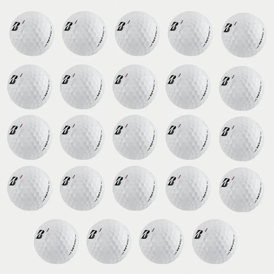 36 Bridgestone B RX White Golf Balls - Recycled 5A/4A