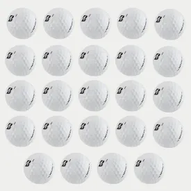 36 Bridgestone B RX White Golf Balls - Recycled 5A/4A