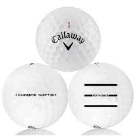 36 Callaway Chrome Soft Triple Line Golf Balls - Factory Refinished