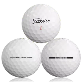 36 Titleist Pro V1X Golf Balls - Factory Refinished