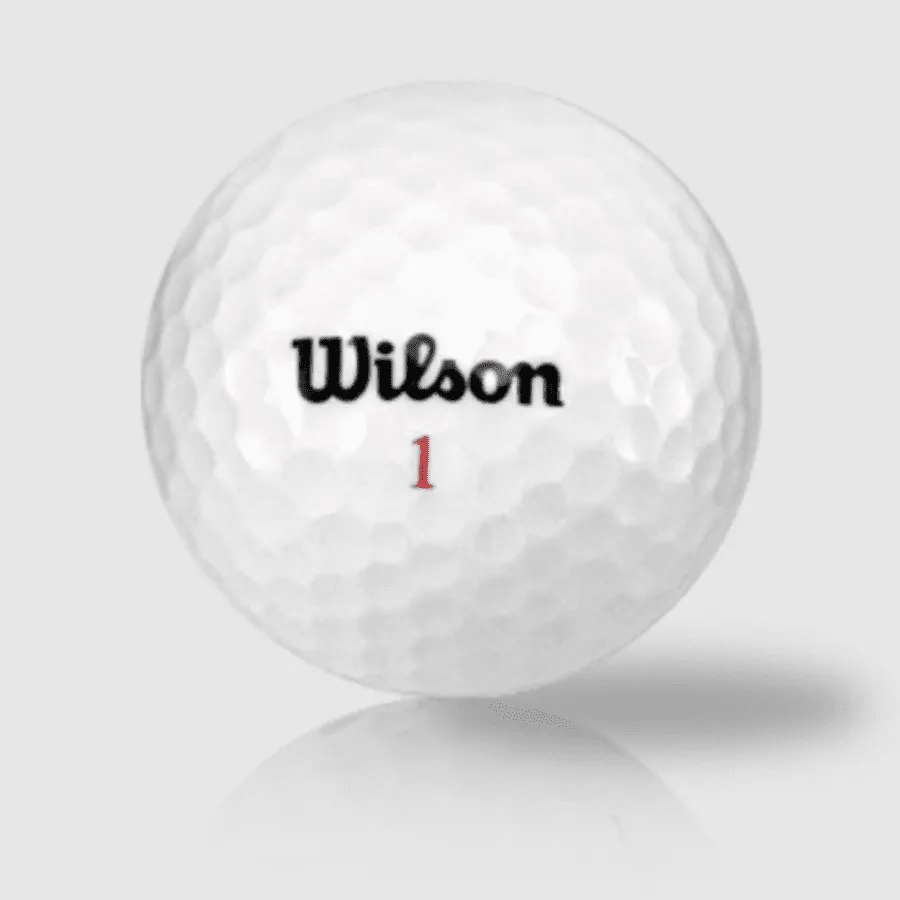 36 Wilson Mix White Golf Balls - Recycled 5A/4A