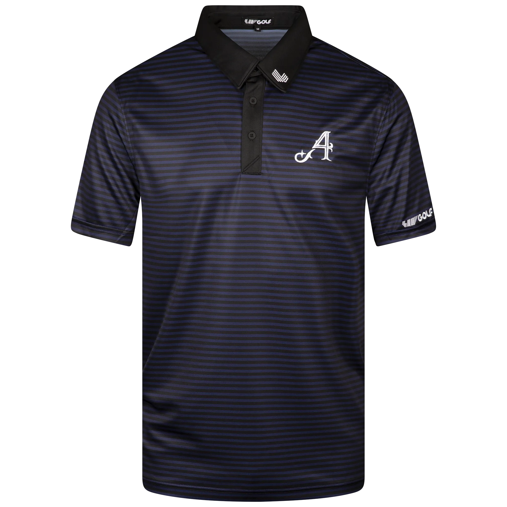 4Aces GC | Striped Logo Polo