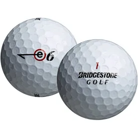 60 Bridgestone E6 Golf Balls - Recycled 5A/4A