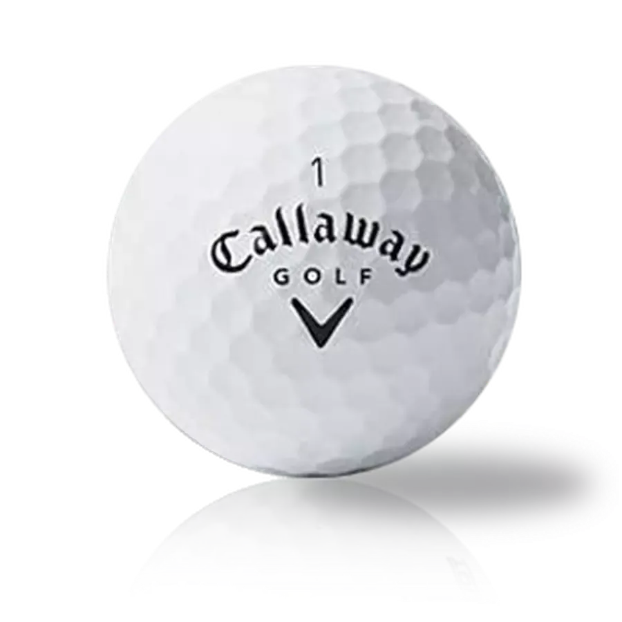 60 Callaway Mix White Golf Balls - 2nd Grade Recycled