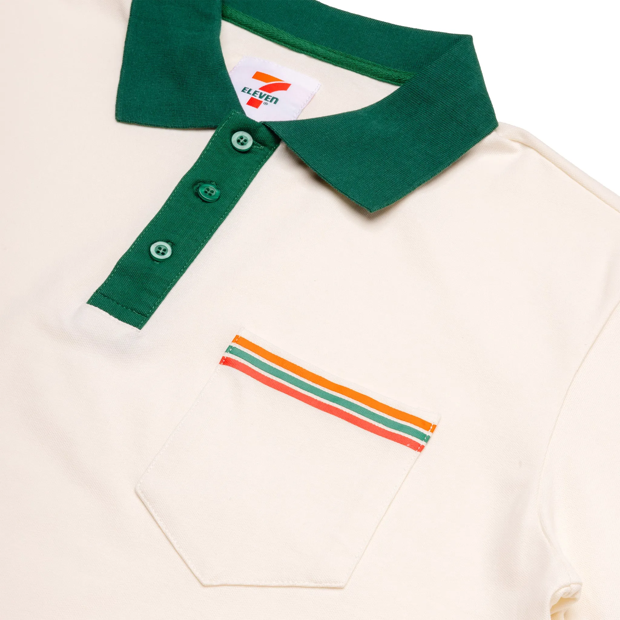 7-Eleven® Stripe Pique Polo