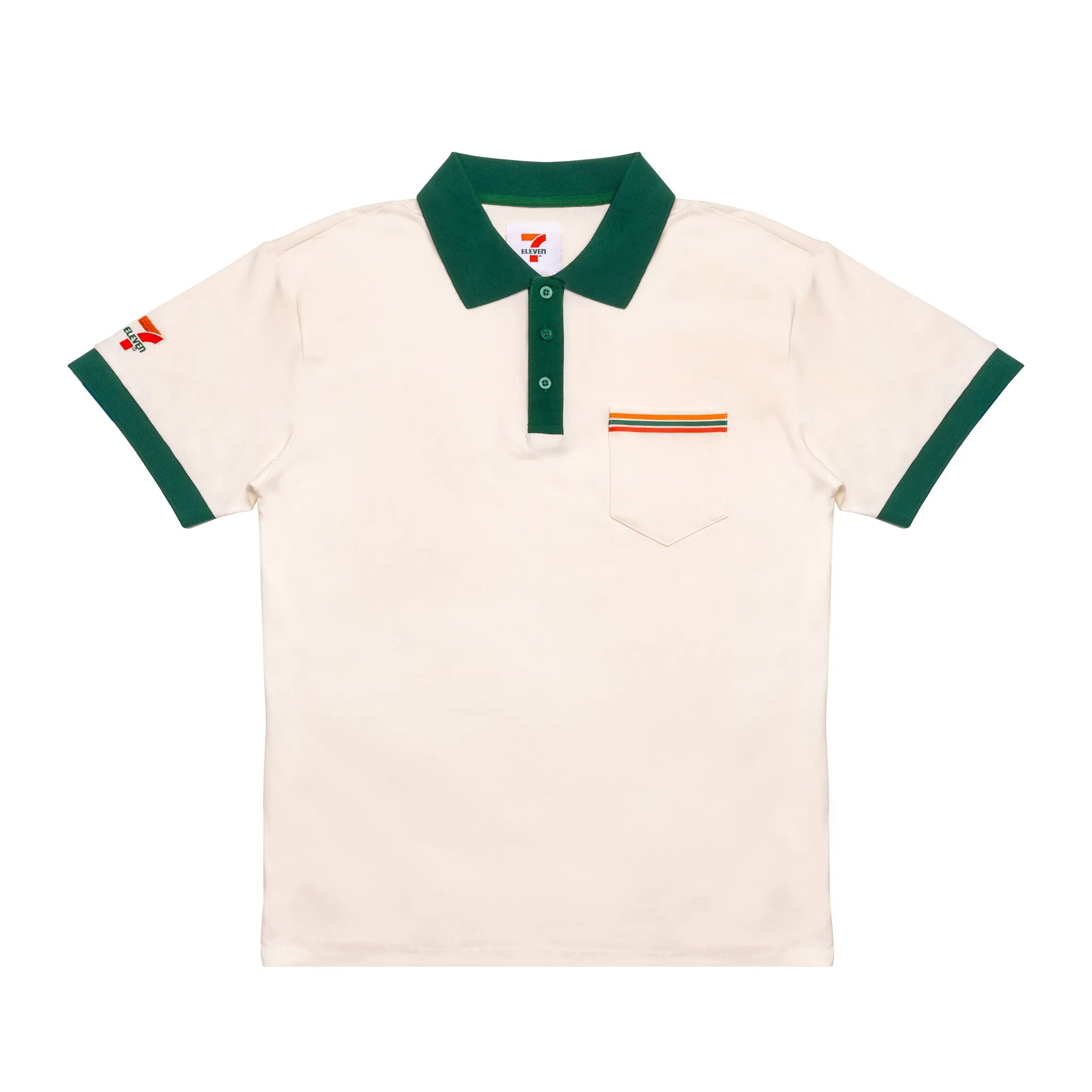 7-Eleven® Stripe Pique Polo