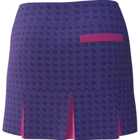 AB SPORT Texas State Print Women's Back Pleat Golf Skirt - TEXAS_5A