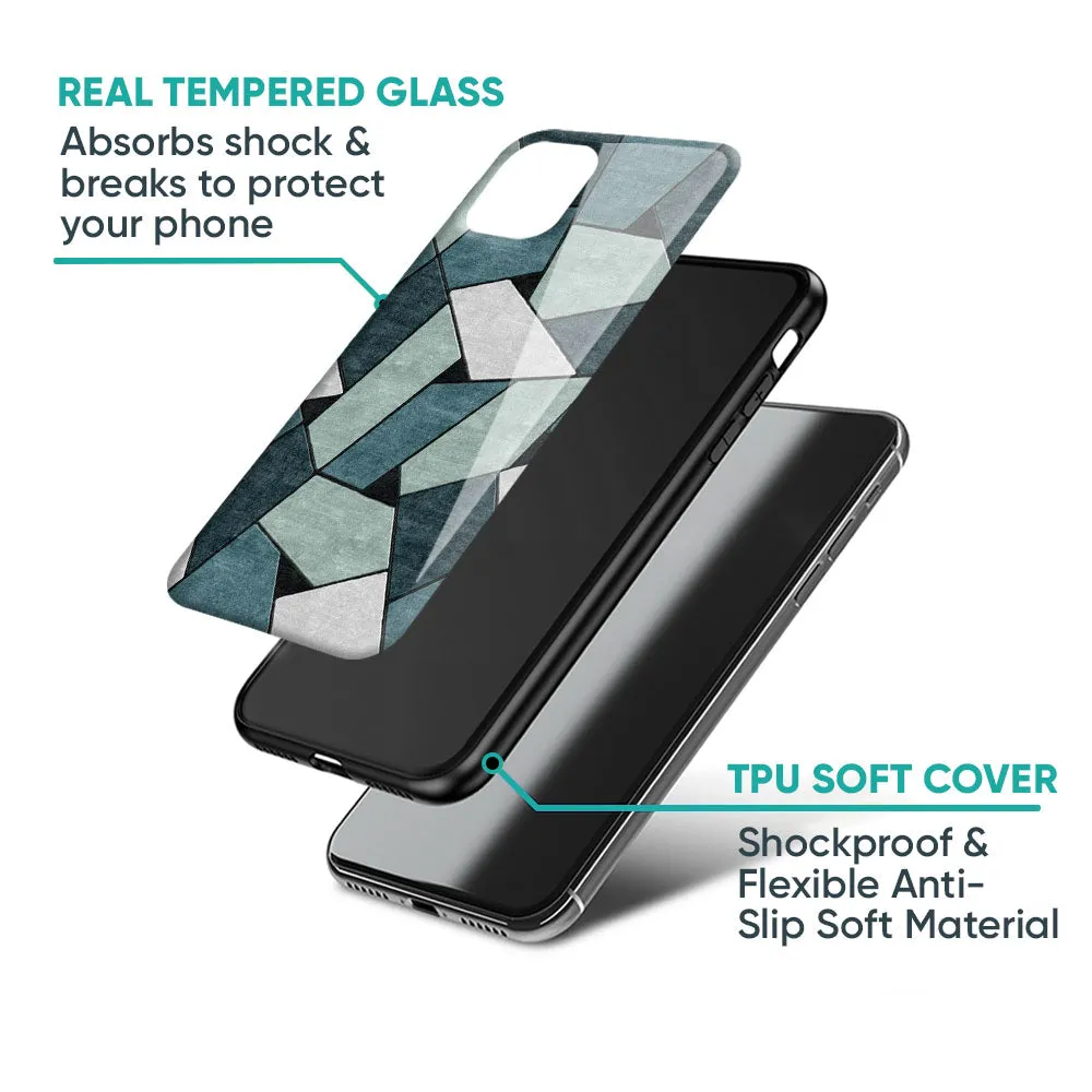 Abstact Tiles Glass Case for Realme C53