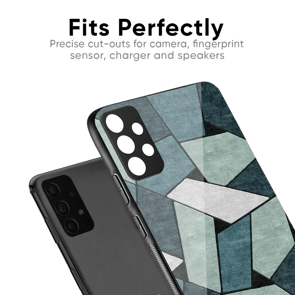 Abstact Tiles Glass Case for Realme C53