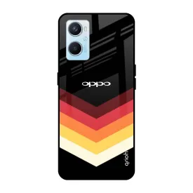 Abstract Arrow Pattern Glass Case For Oppo A96