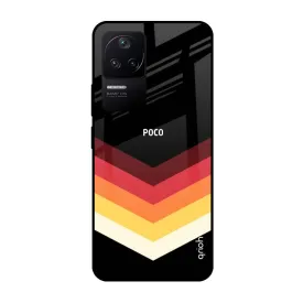 Abstract Arrow Pattern Glass Case For Poco F4 5G