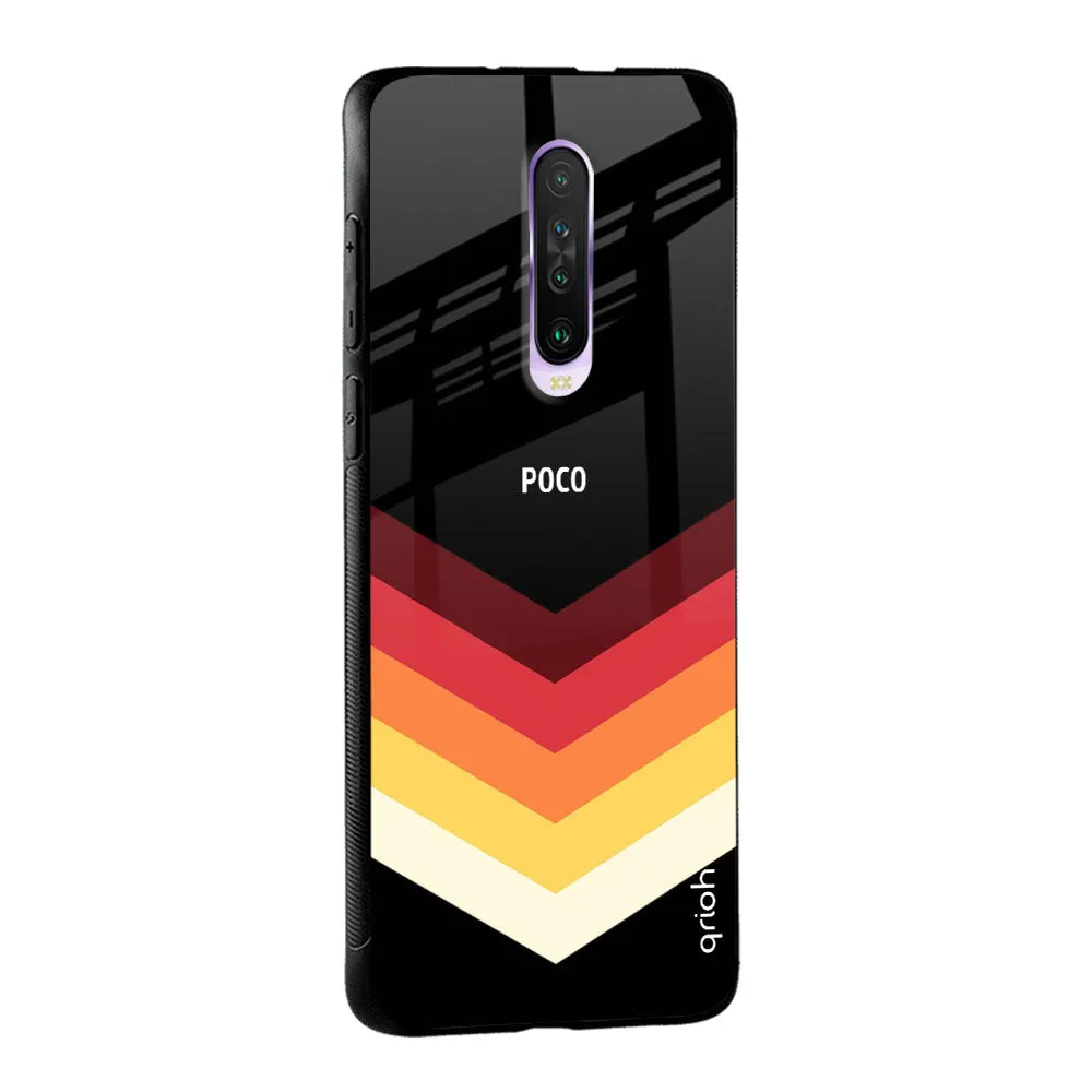 Abstract Arrow Pattern Glass Case For Poco F4 5G