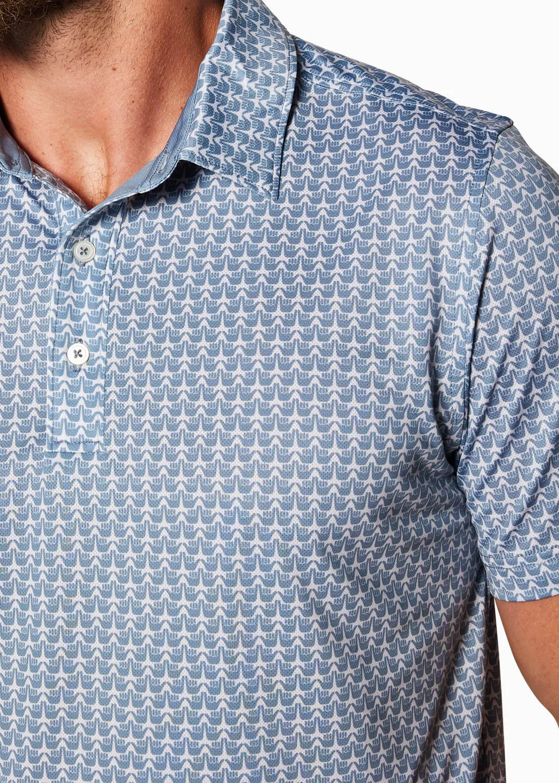 Ace Polo | Light Blue Shaka