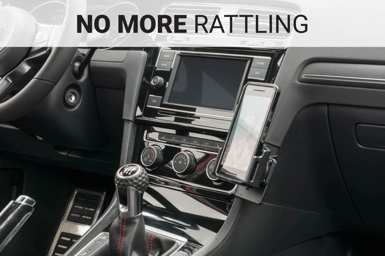 Angled Dash Mount for VW Golf (GTI) VII