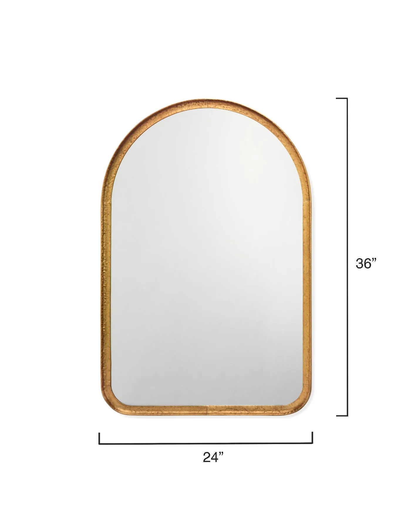 Arch Mirror Gold Leaf