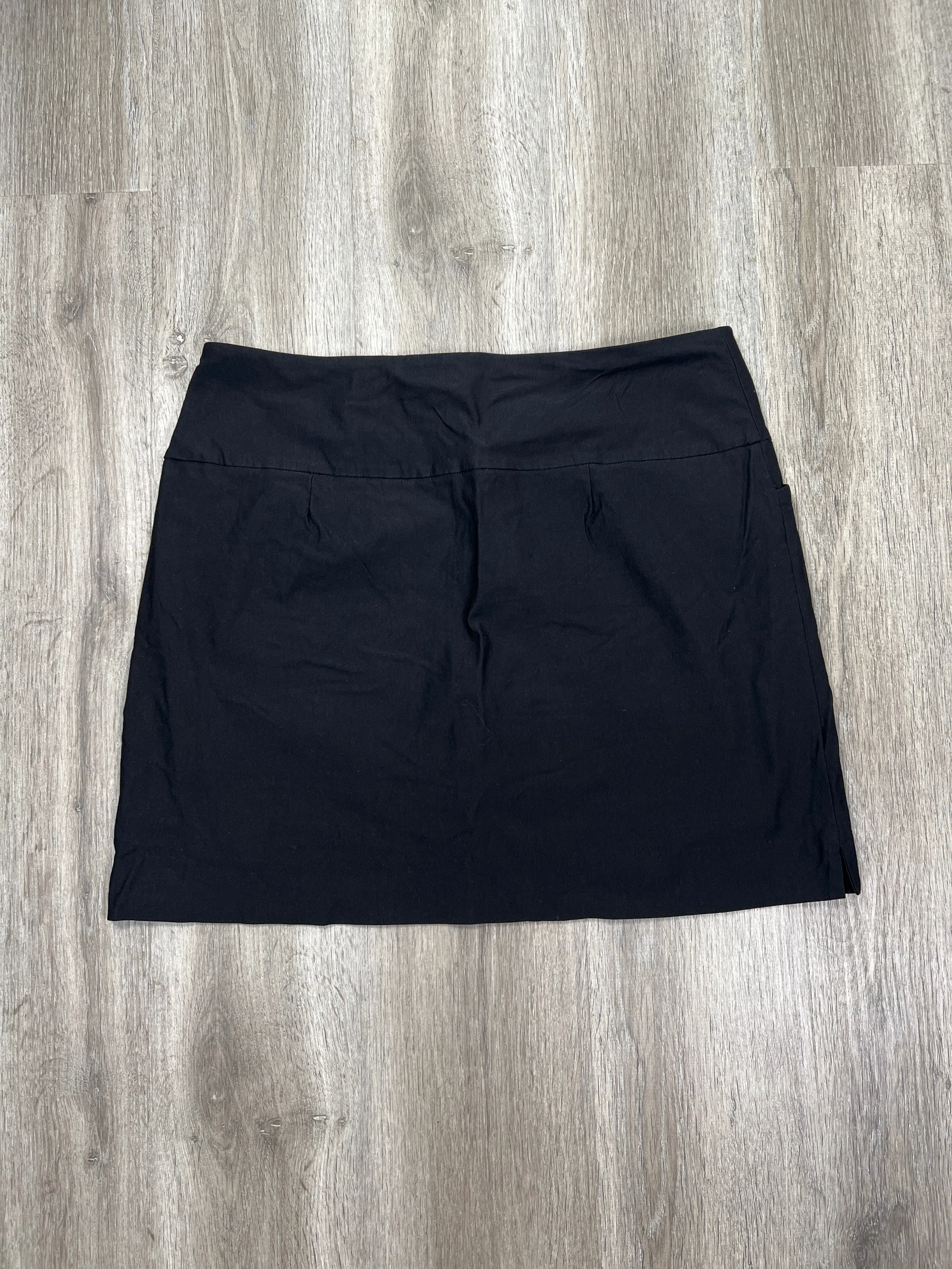 Athletic Skort By Sc & Co In Black, Size: Xl