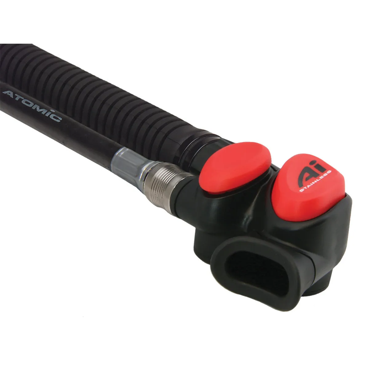 Atomic Aquatics AI Inflator, Red, SS