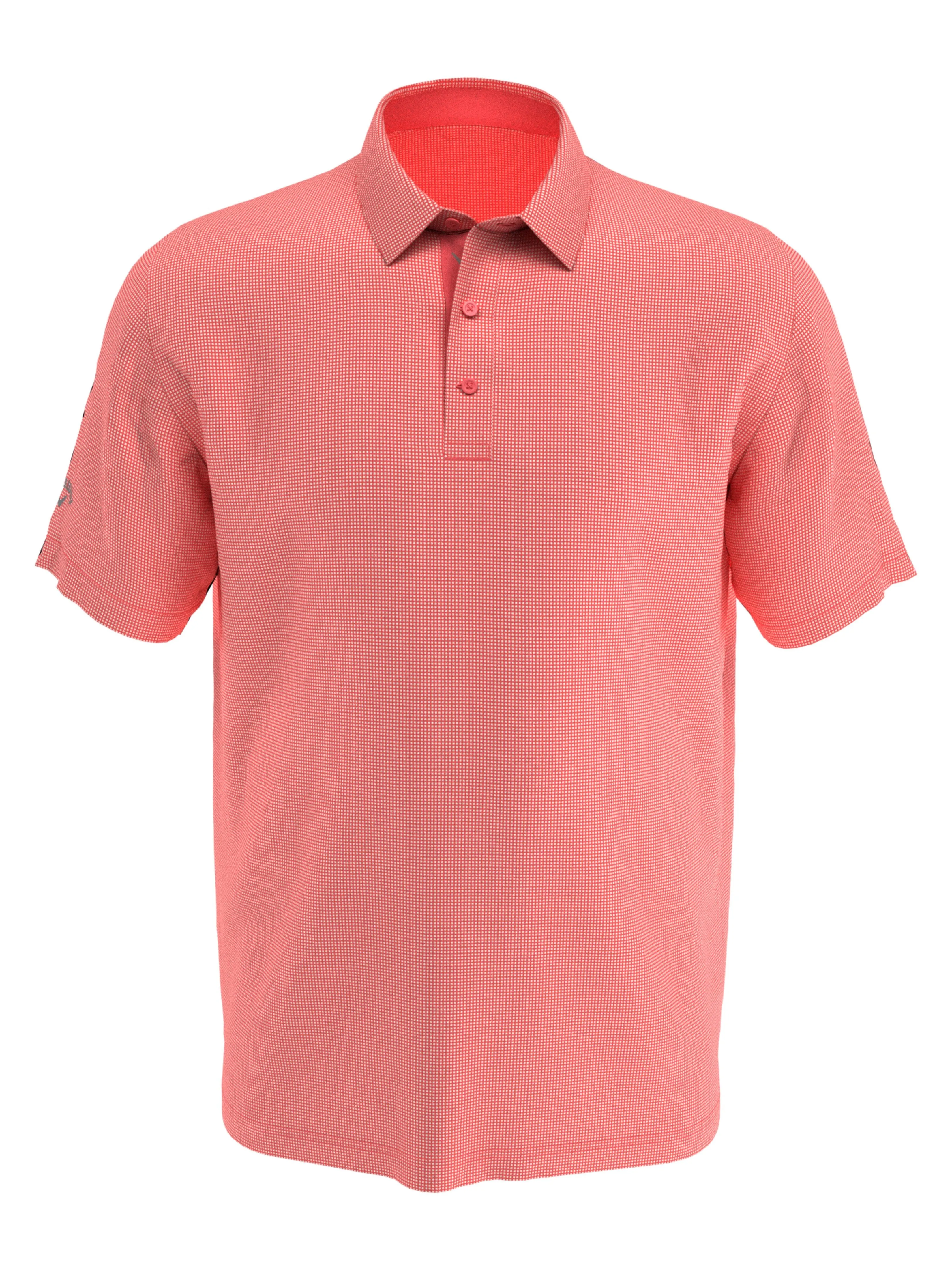 Big & Tall Printed Gingham Swing Tech™ Polo