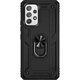 Black Military Kickstand Case with Belt Clip - Samsung Galaxy A53 5G