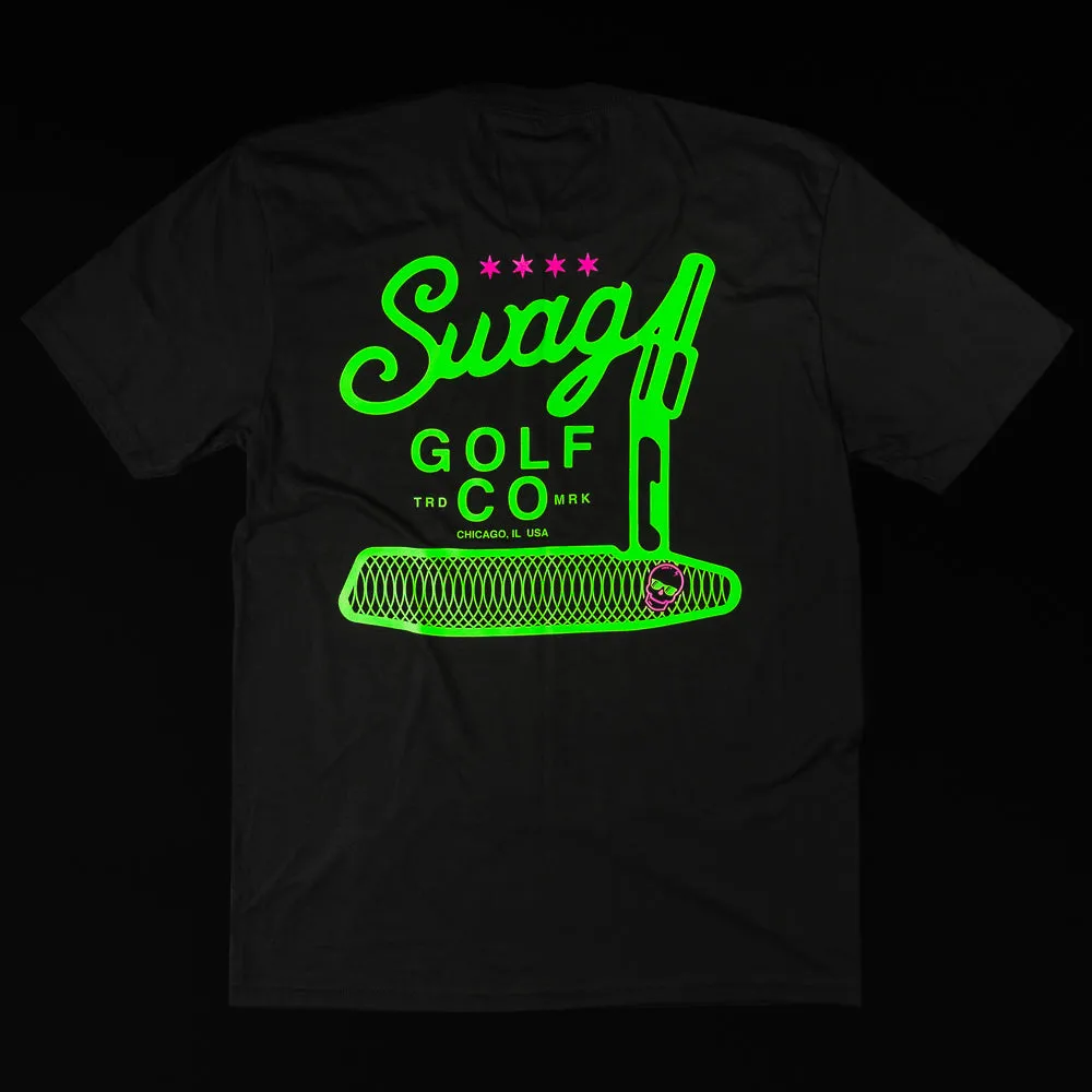 Black Swag Golf Co Putter T-Shirt