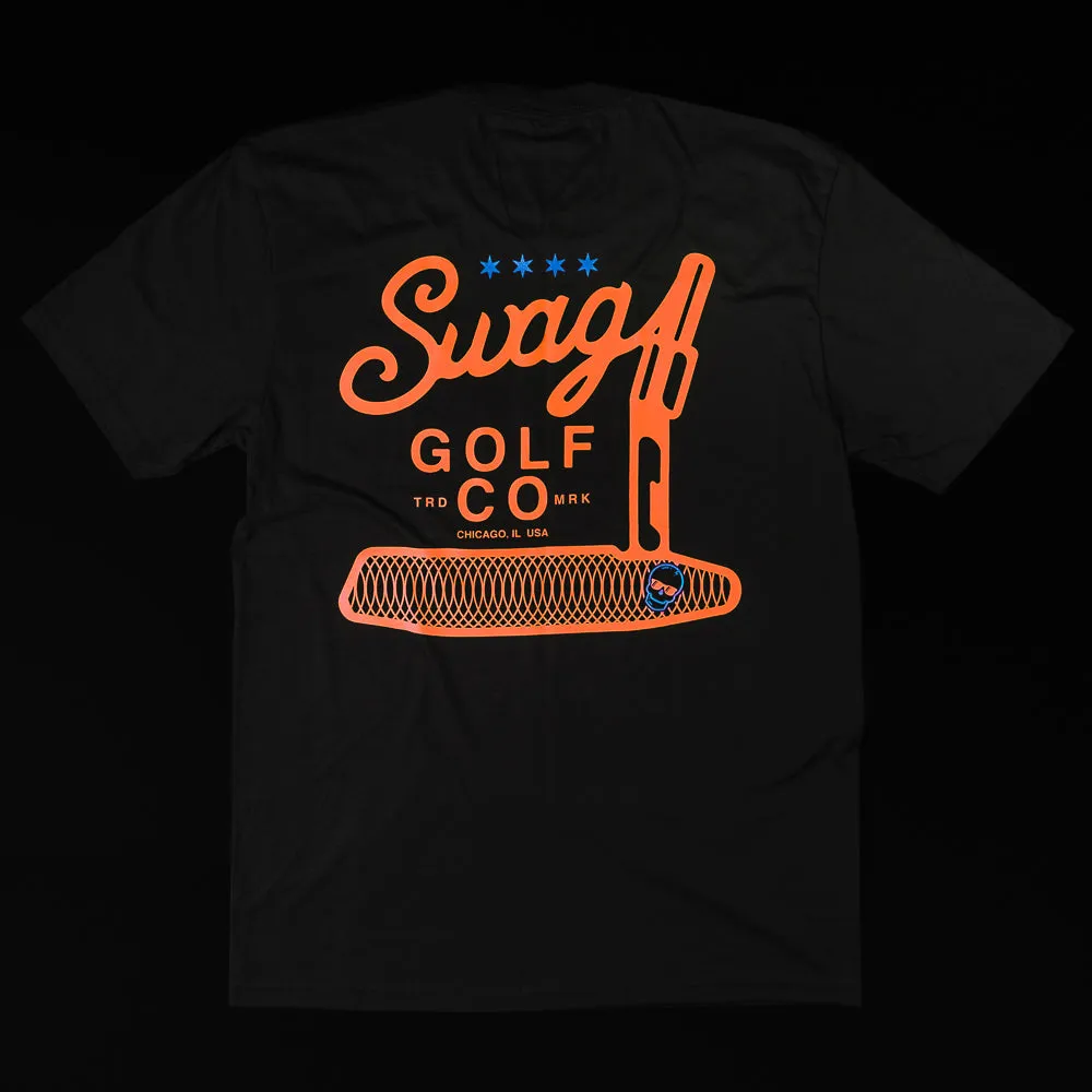 Black Swag Golf Co Putter T-Shirt