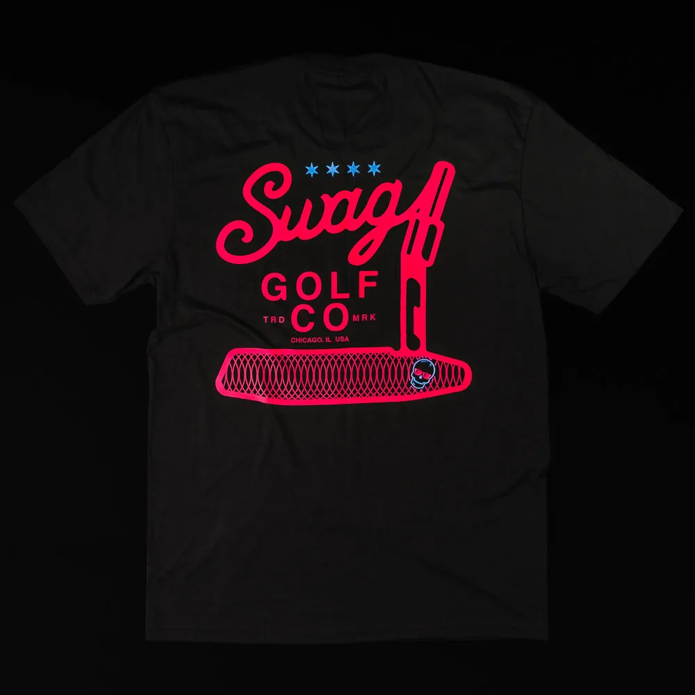 Black Swag Golf Co Putter T-Shirt