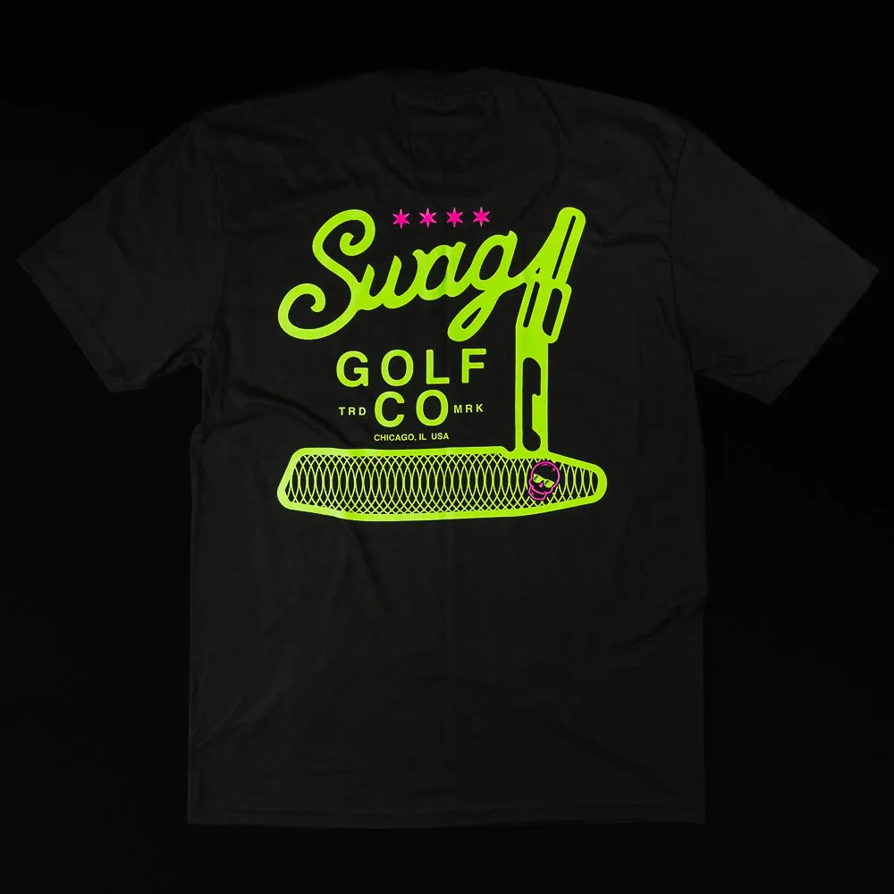 Black Swag Golf Co Putter T-Shirt