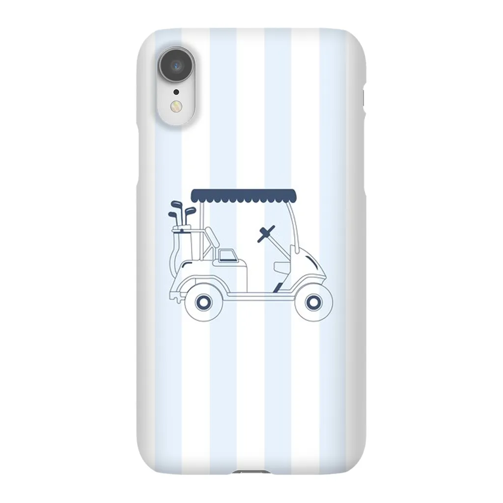 Blue Stripes Golf Cart Phone Case