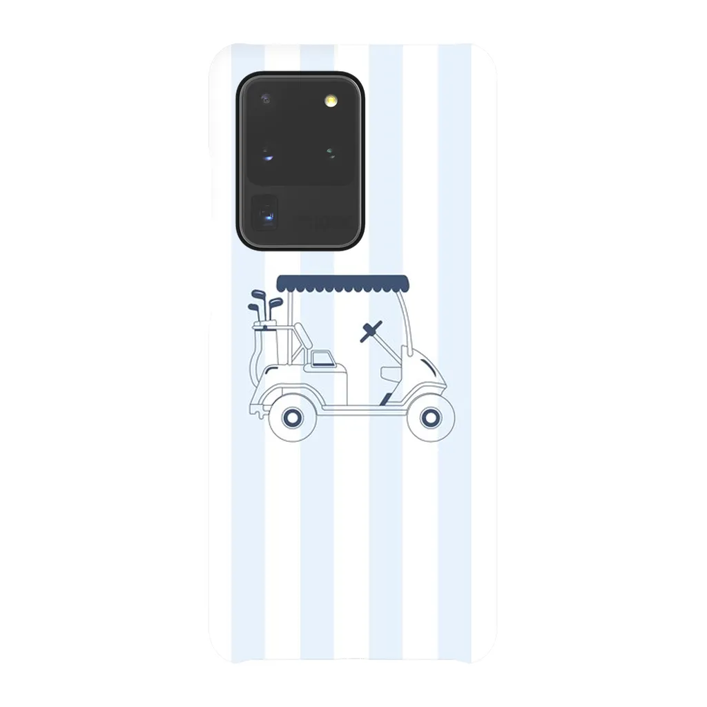 Blue Stripes Golf Cart Phone Case