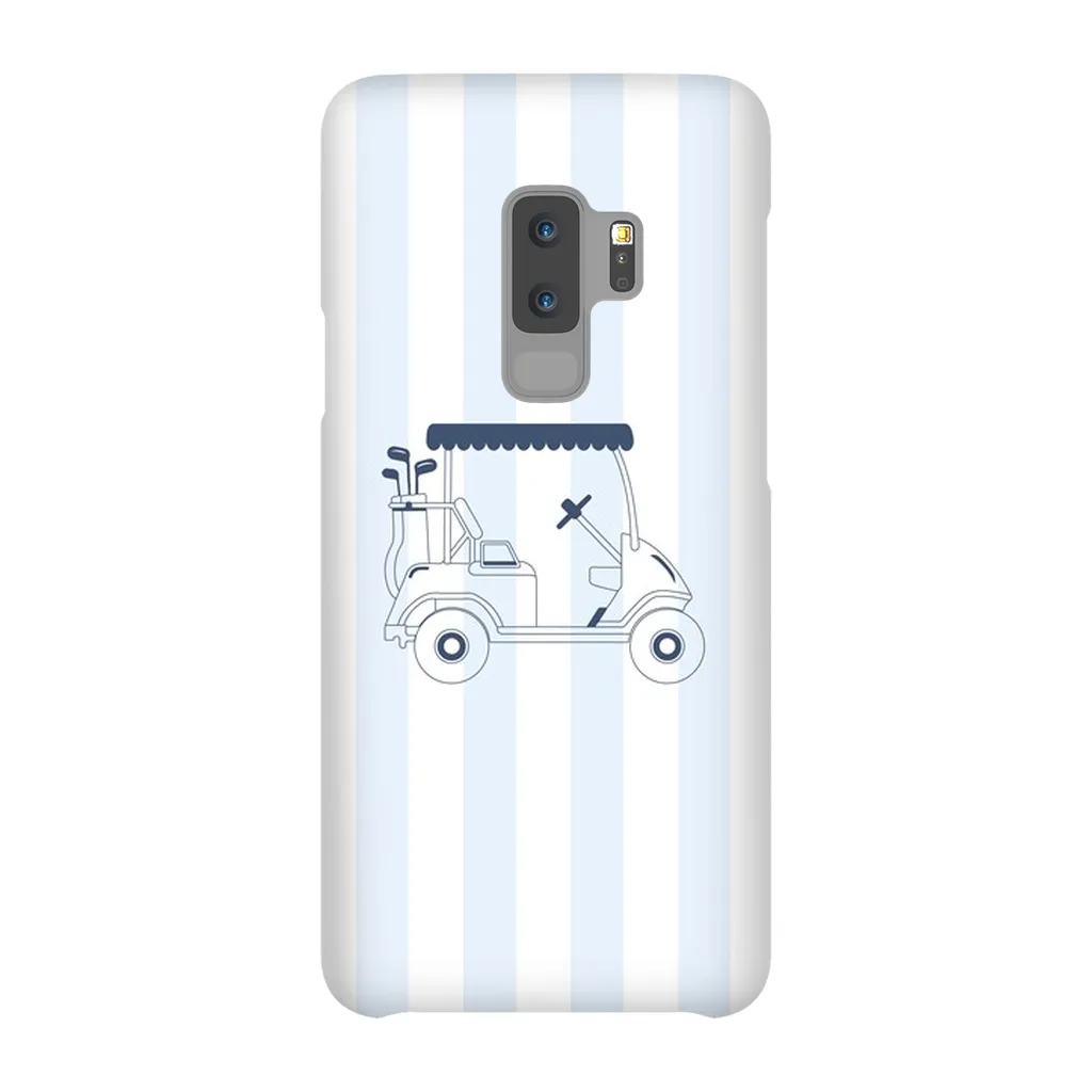 Blue Stripes Golf Cart Phone Case