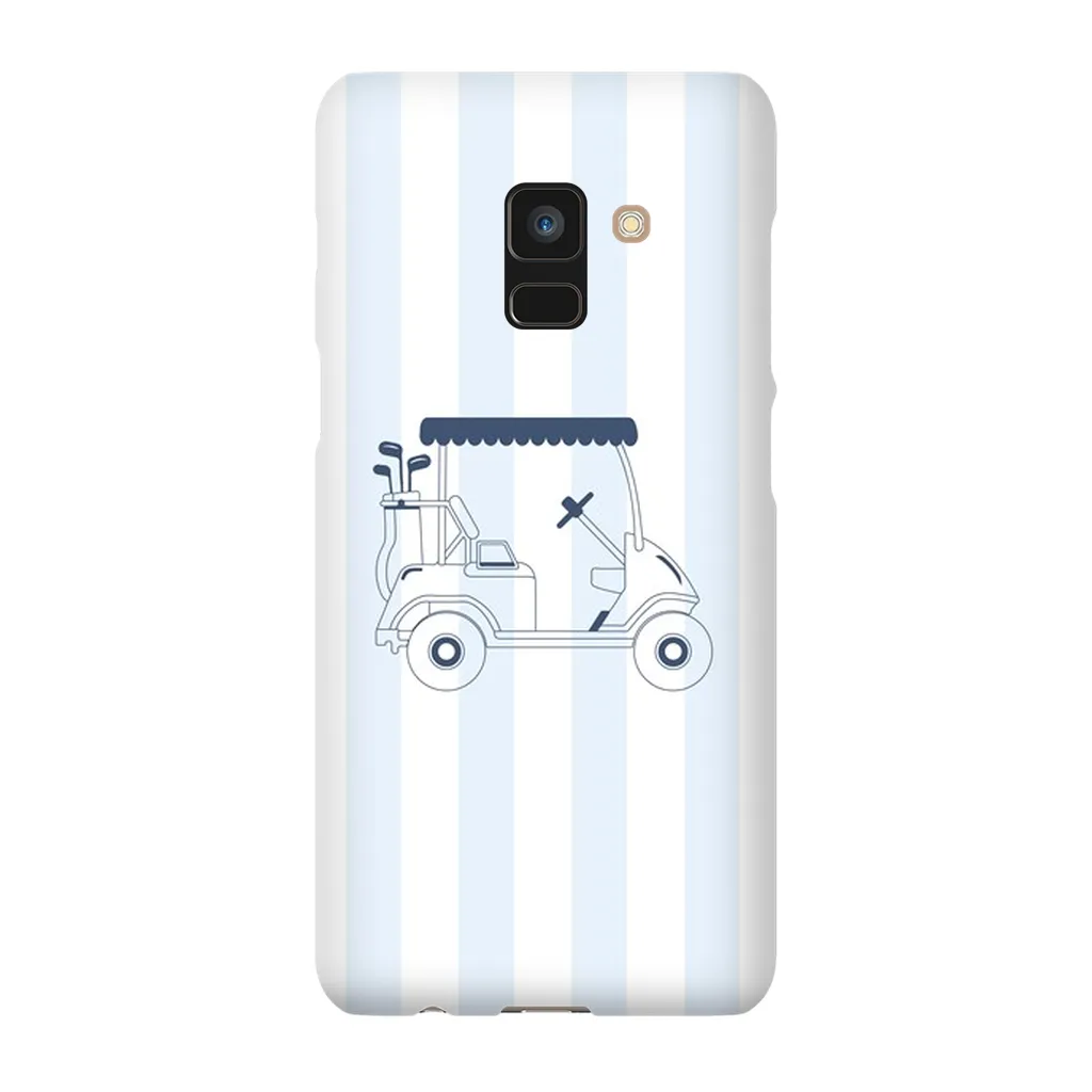 Blue Stripes Golf Cart Phone Case