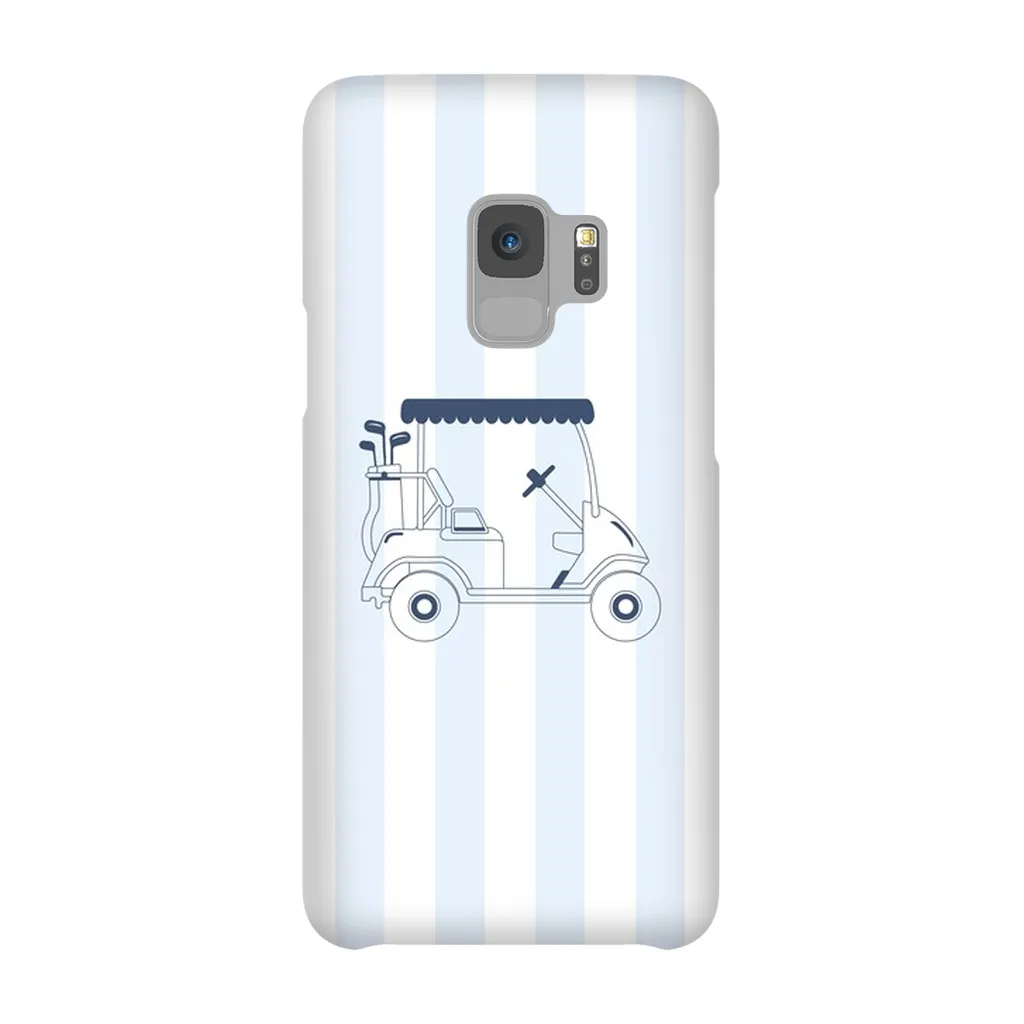 Blue Stripes Golf Cart Phone Case