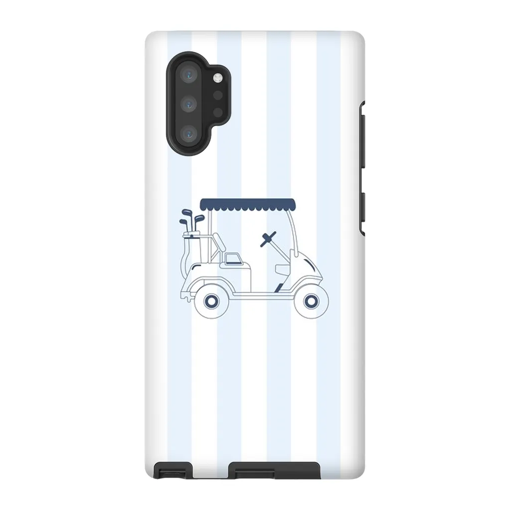 Blue Stripes Golf Cart Phone Case