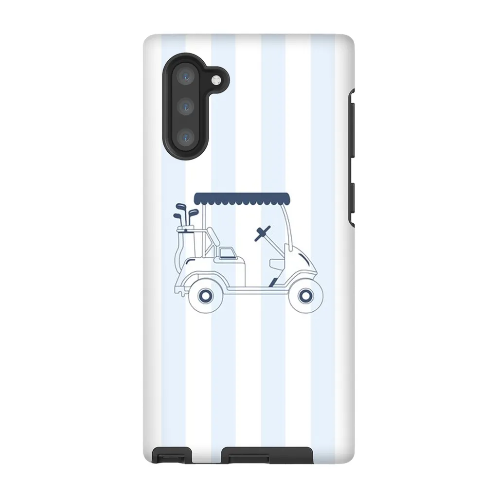 Blue Stripes Golf Cart Phone Case