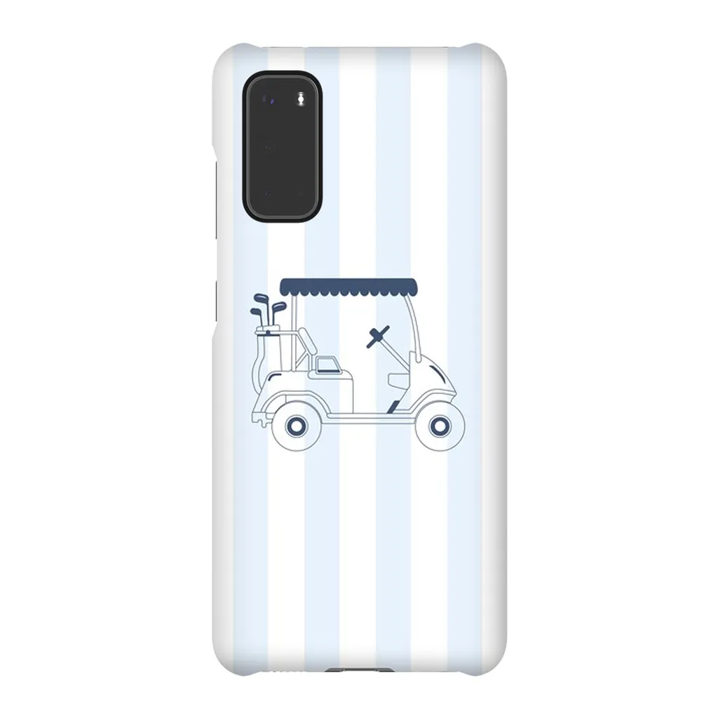 Blue Stripes Golf Cart Phone Case