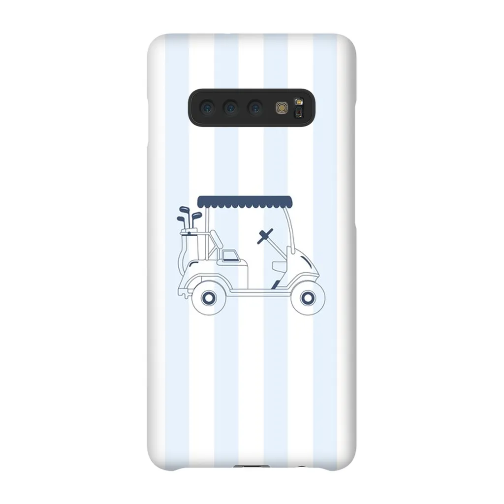 Blue Stripes Golf Cart Phone Case