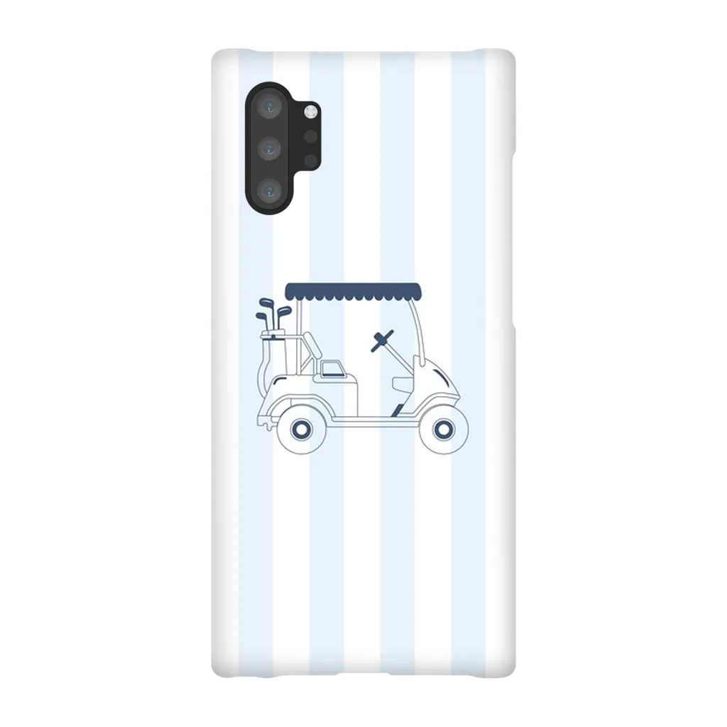 Blue Stripes Golf Cart Phone Case