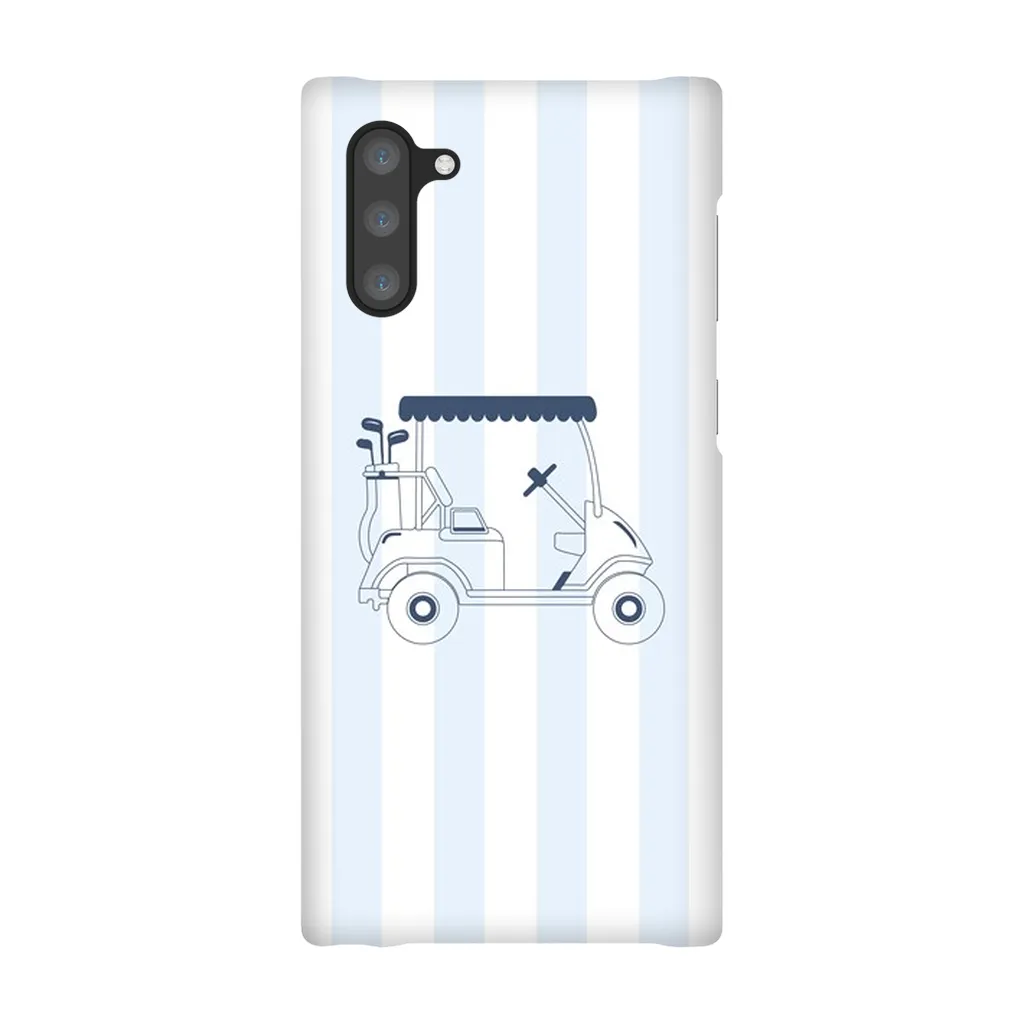 Blue Stripes Golf Cart Phone Case