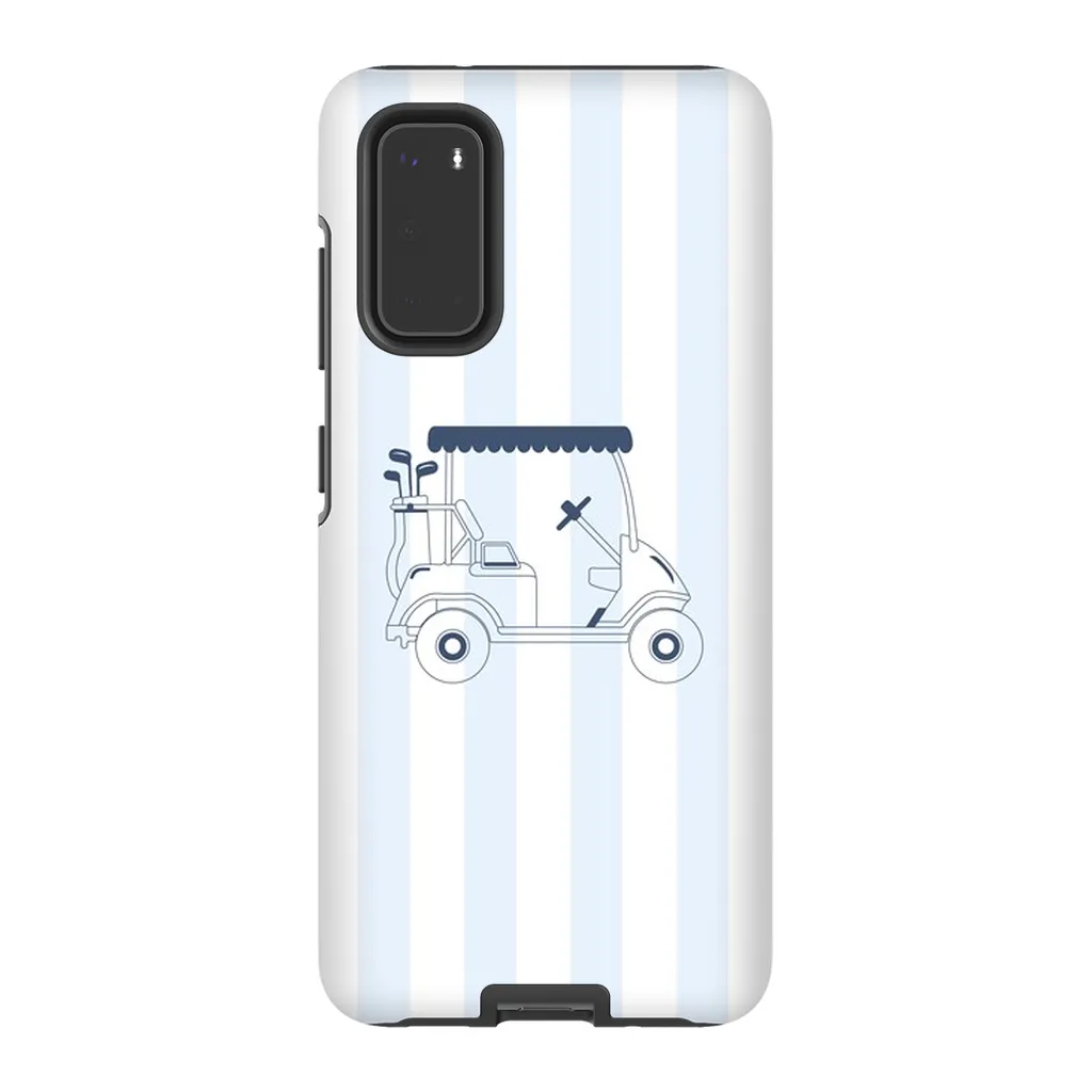 Blue Stripes Golf Cart Phone Case