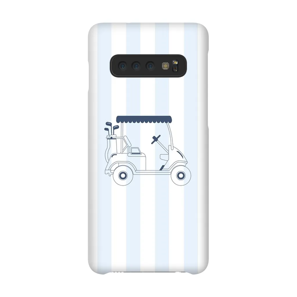 Blue Stripes Golf Cart Phone Case