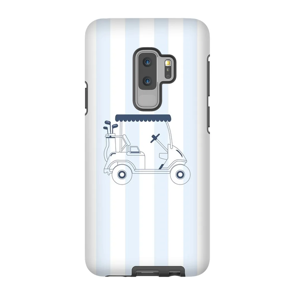 Blue Stripes Golf Cart Phone Case