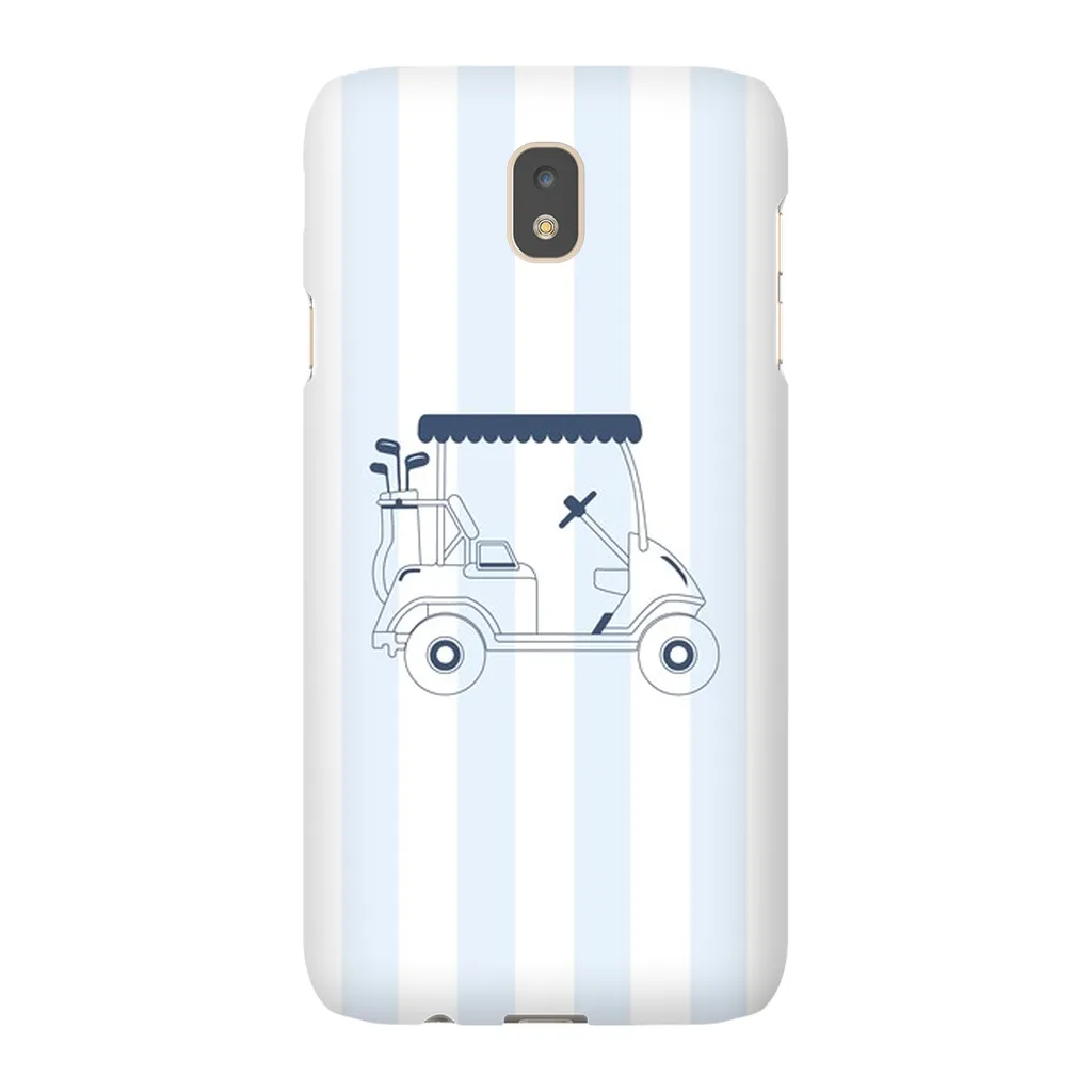 Blue Stripes Golf Cart Phone Case