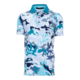 Boy's Forest Camo Polo