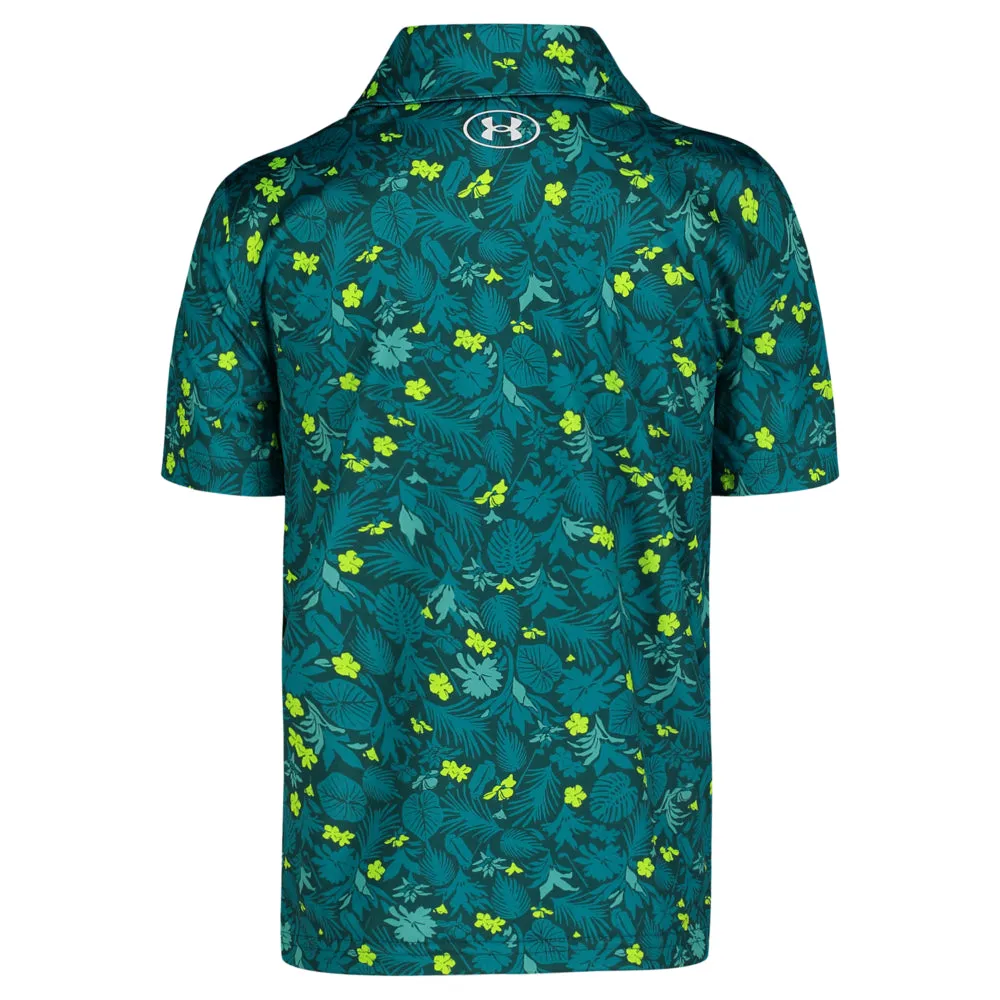 Boys' Under Armour Toddler Playoff 3.0 Tropical Polo