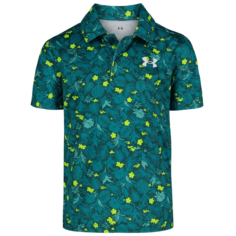 Boys' Under Armour Toddler Playoff 3.0 Tropical Polo